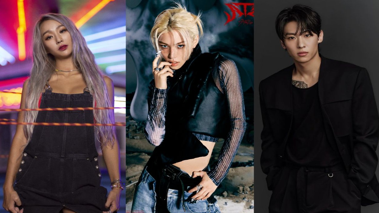 Hyolyn, Stray Kids' Felix, DEX; Image Courtesy: Brid3, JYP Entertainment, KTHD Studio