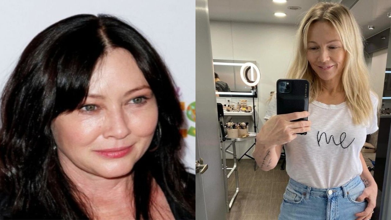 Shannen Doherty (CC: Getty Images) and Jennie Garth (CC: Instagram)