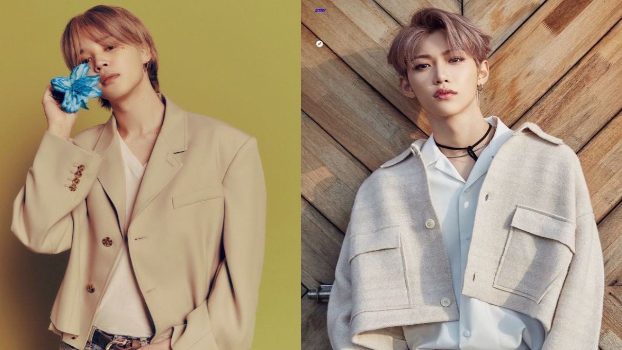 BTS' Jimin: courtesy of BIGHIT Entertainment, Stray Kids' Felix: courtesy of JYP Entertainment