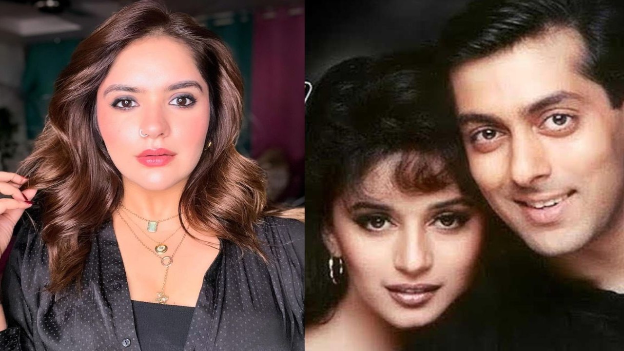 Anjali Anand, Salman Khan, Madhuri Dixit