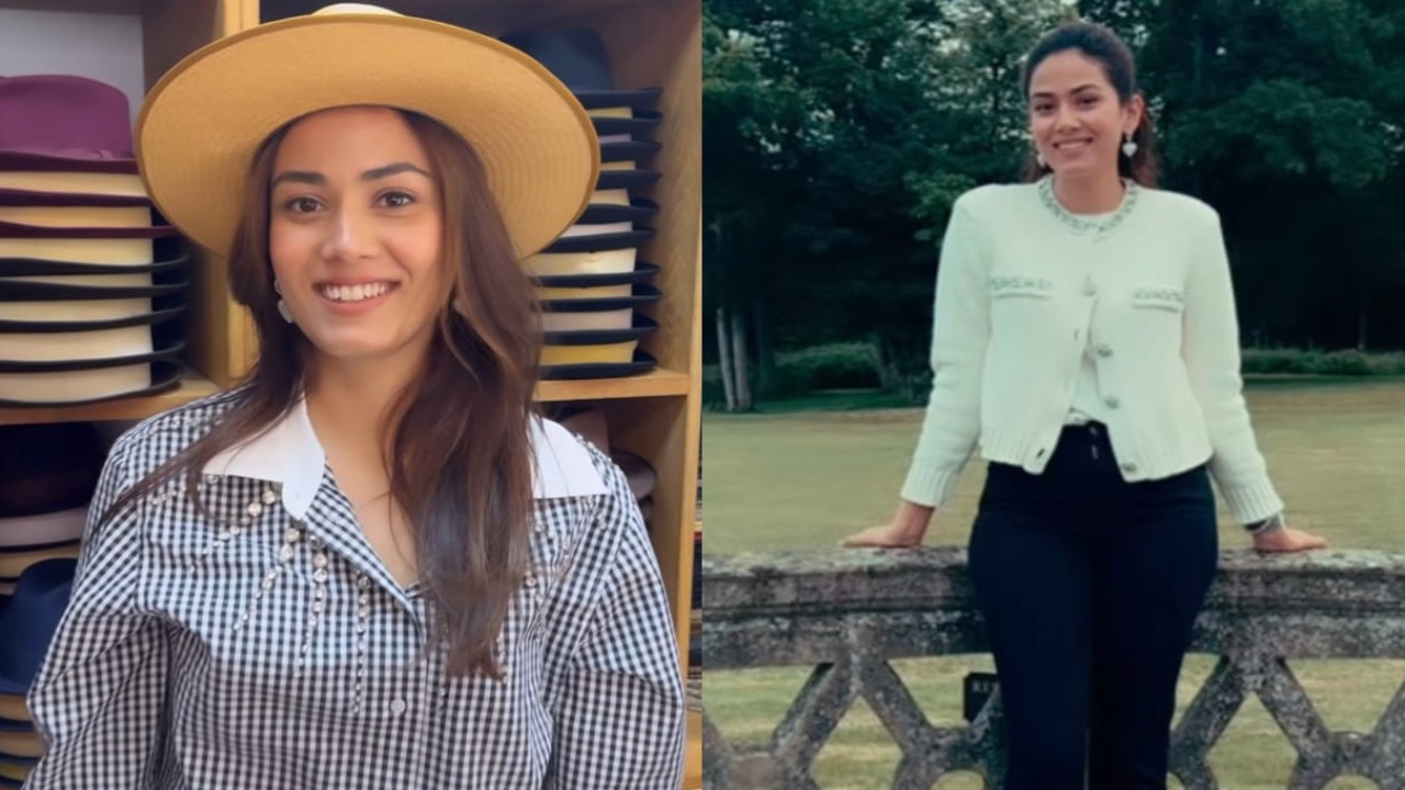 Mira Kapoor in two monochrome looks 