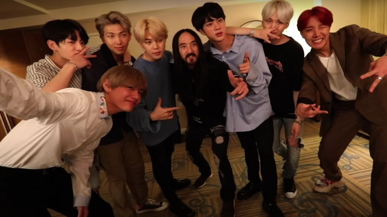 Steve Aoki reveals BTS' fun moments from MIC Drop remix shoot 7 years ...