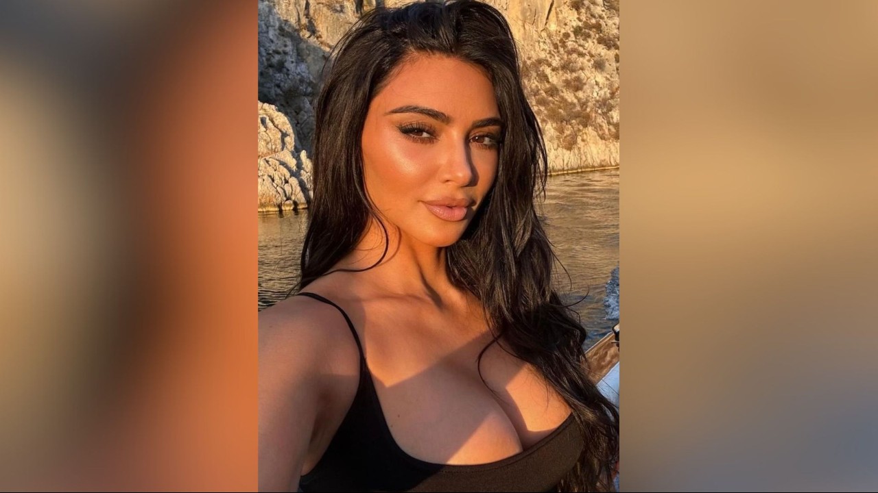 Kim Kardashian Shares a Selfie From Her Spa Day