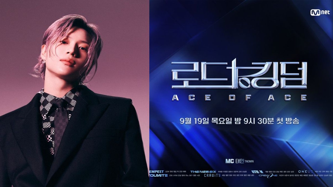 Taemin: courtesy of SM Entertainment, ROAD TO KINGDOM: ACE OF ACE poster