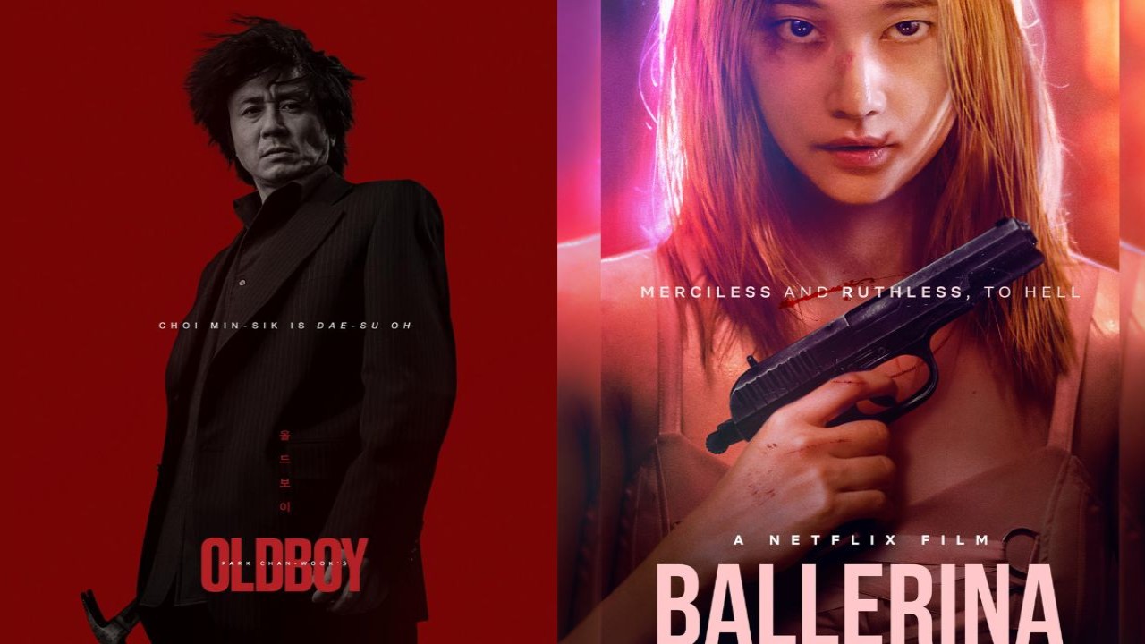 Official Posters for Oldboy and Ballerina; Image Courtesy: Show East, Netflix Korea