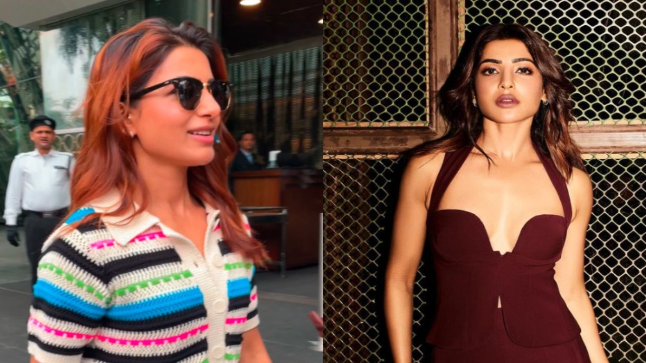 WATCH: Samantha slips into colorful knitted top, slays 2 different looks in 6 hours