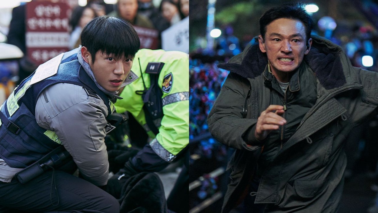 Jung Hae In, Hwang Jung Min in I, The Executioner; Image: CJ ENM Movie