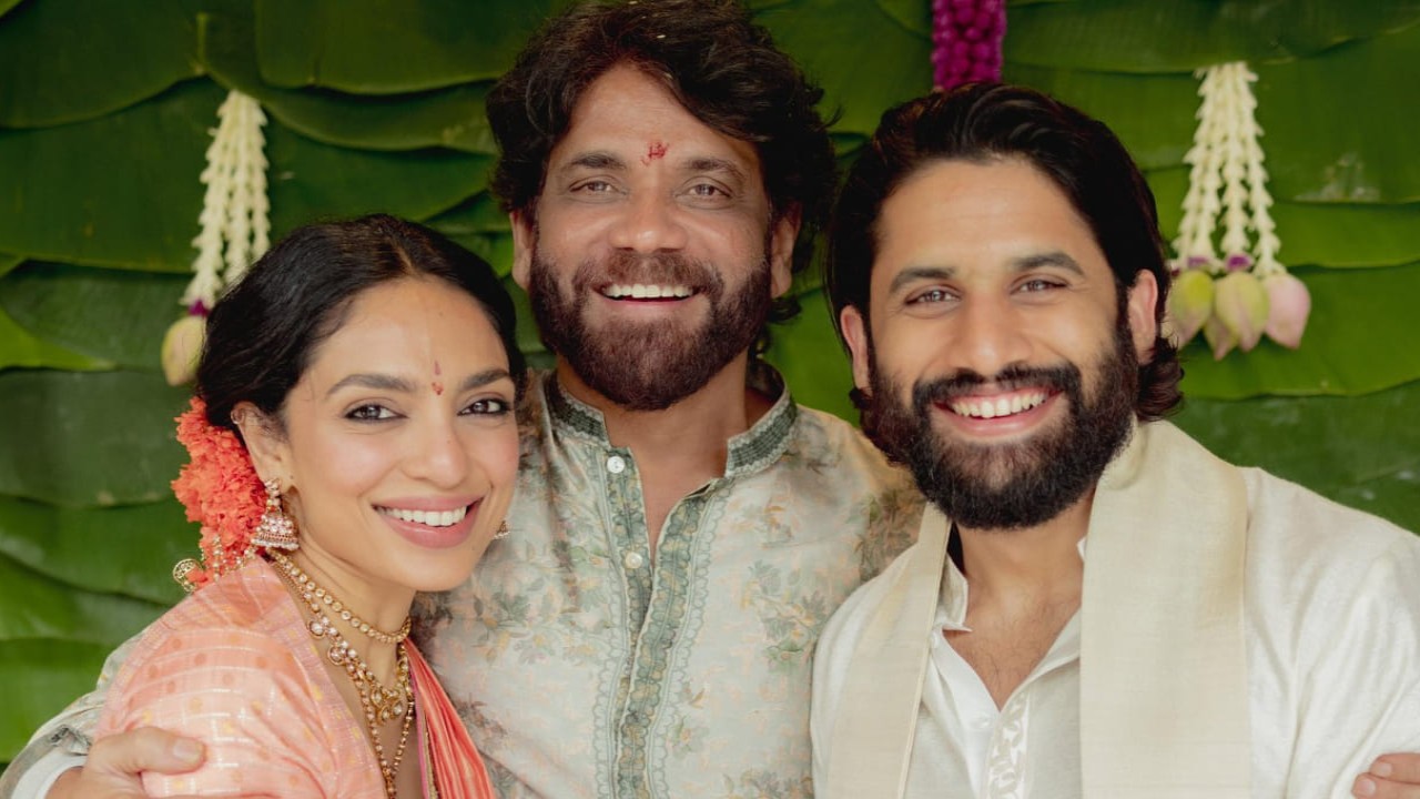 Nagarjuna sheds light on Sobhita Dhulipala and Naga Chaitanya's 'hurried' engagement, opens up about their wedding plan