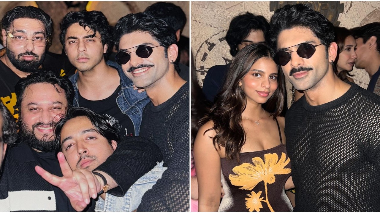 Shah Rukh Khan’s kids Aryan, Suhana party with Heeramandi’s Taha Shah Badussha, Kill actor Lakshya and more; PICS