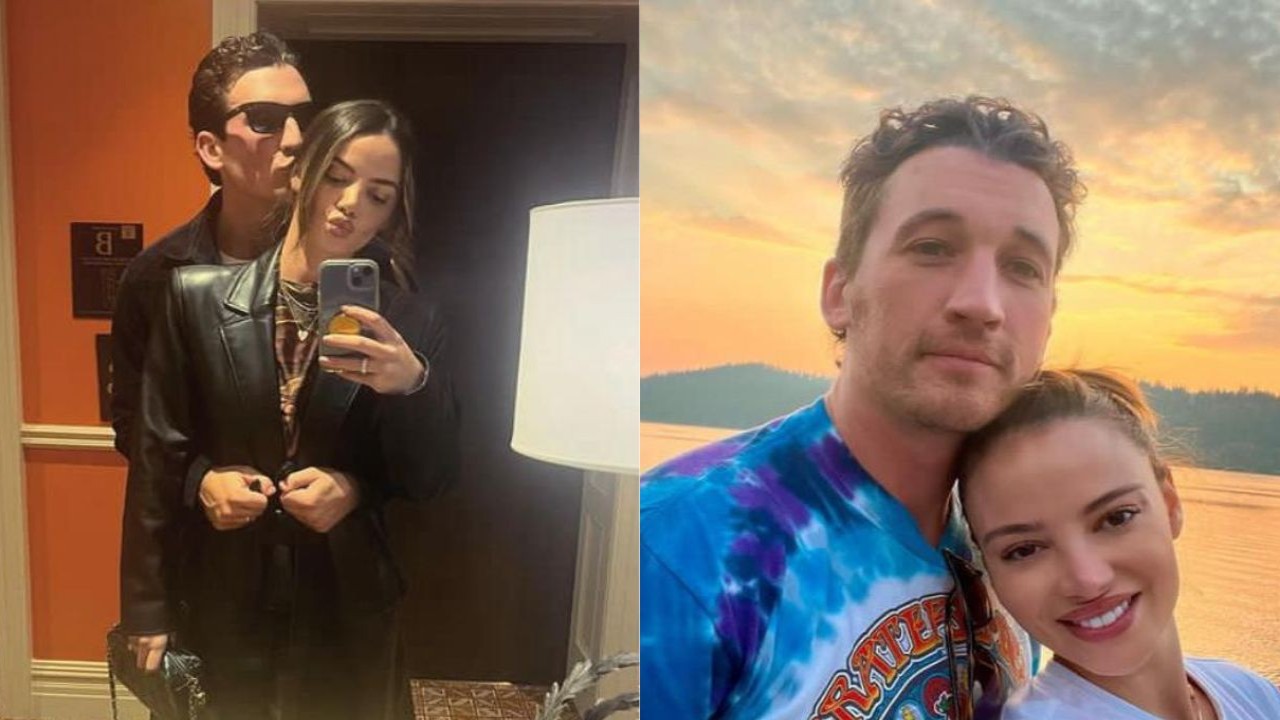 Miles Teller and wife Keleigh (CC: Instagram)