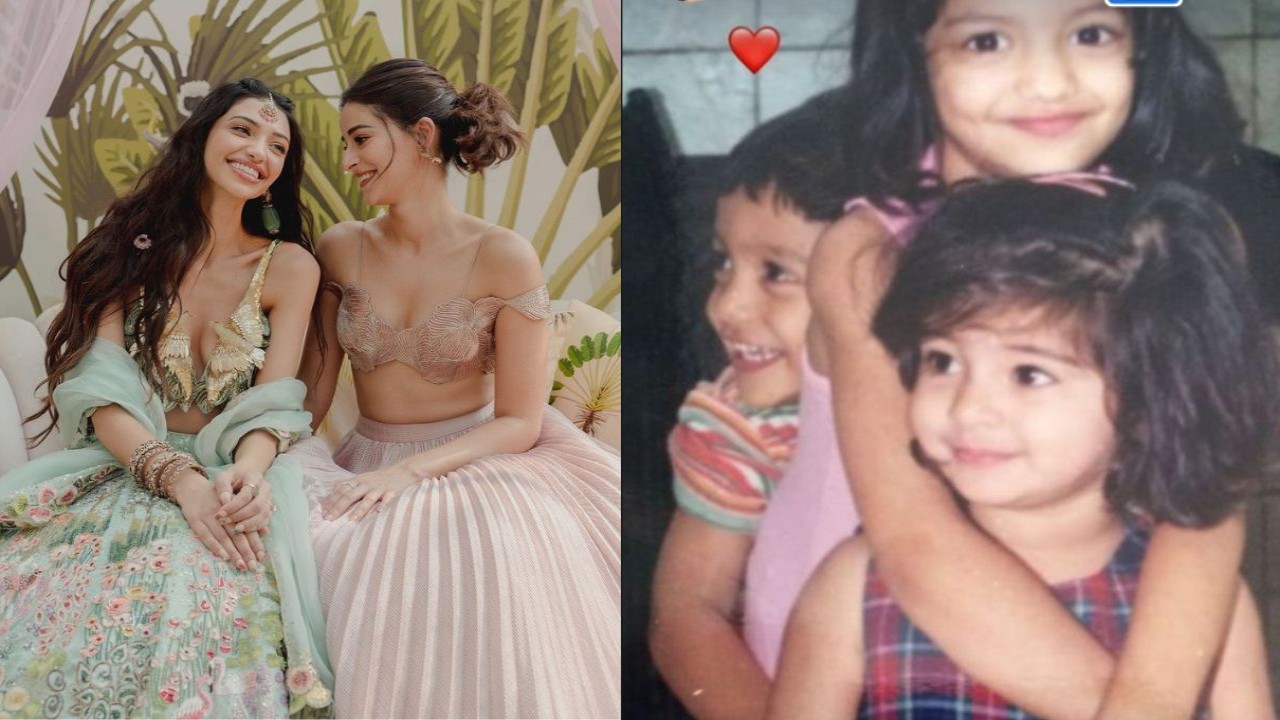 THROWBACK: Ananya Panday's adorable childhood pic with 'big sister' Alanna Panday is too cute to handle: ‘Can’t believe you’re a mama’