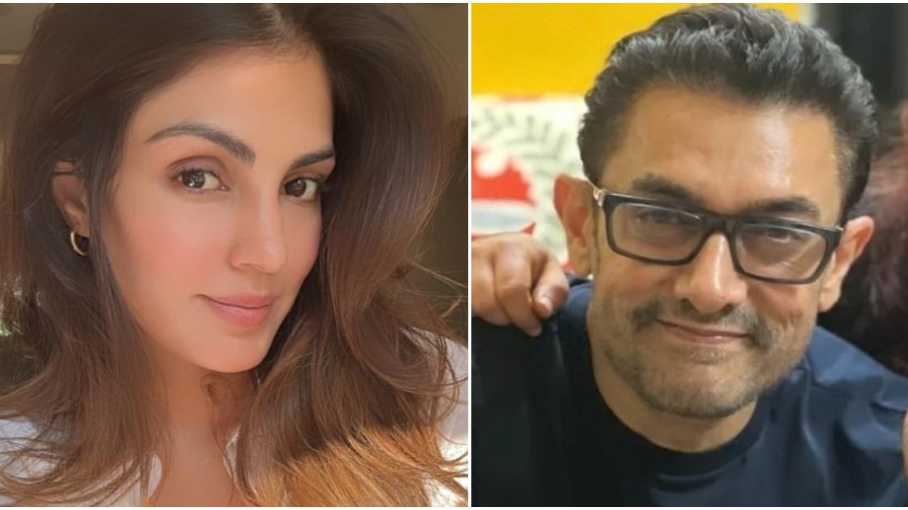 Aamir Khan gets emotional on Rhea Chakraborty's podcast Chapter 2; calls Shah Rukh, Salman and Hrithik 'really handsome'