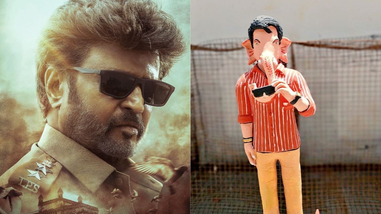 PHOTOS: Ganesh Chaturthi 2024: Fan recreates Rajinikanth’s Vettaiyan-look inspired Ganpati idols