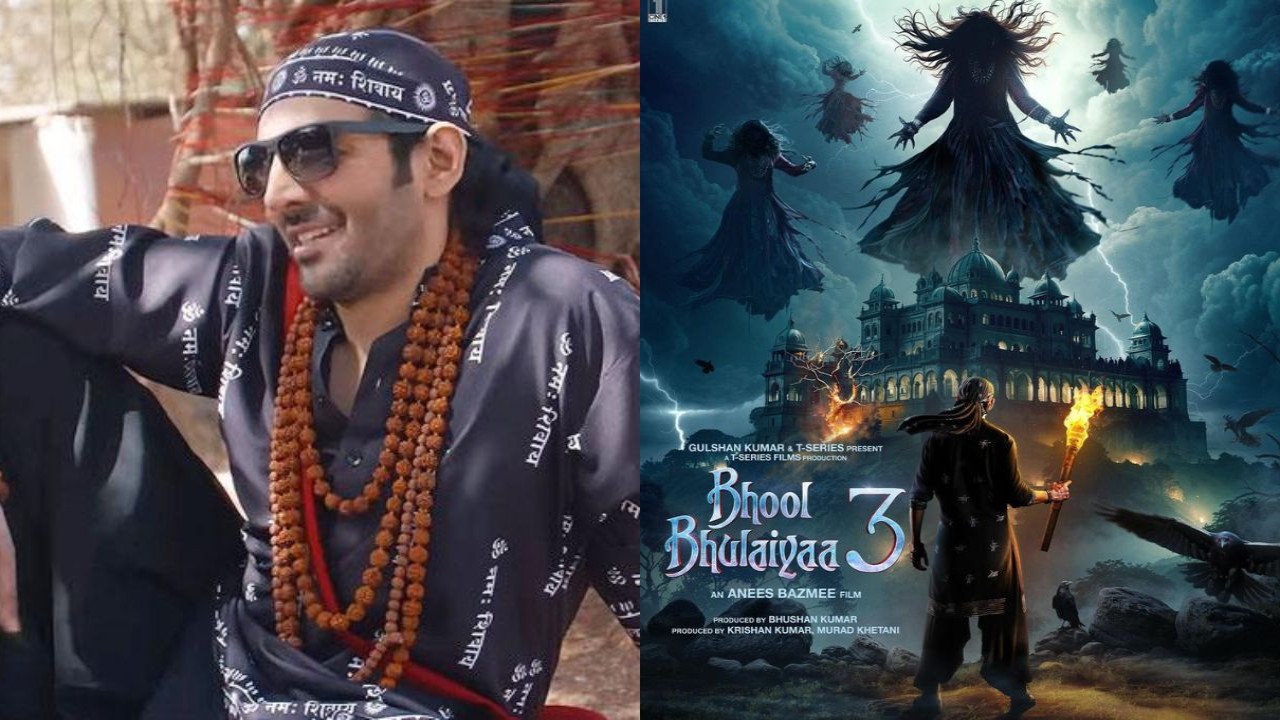 Bhool Bhulaiyaa 3: Kartik Aaryan は、今回のディワリは「ルー・ババ vs マンジュリカ」だとエキサイティングな新しいポスターで語る。ファンは「最も待ち望んでいた戦い」と呼ぶ