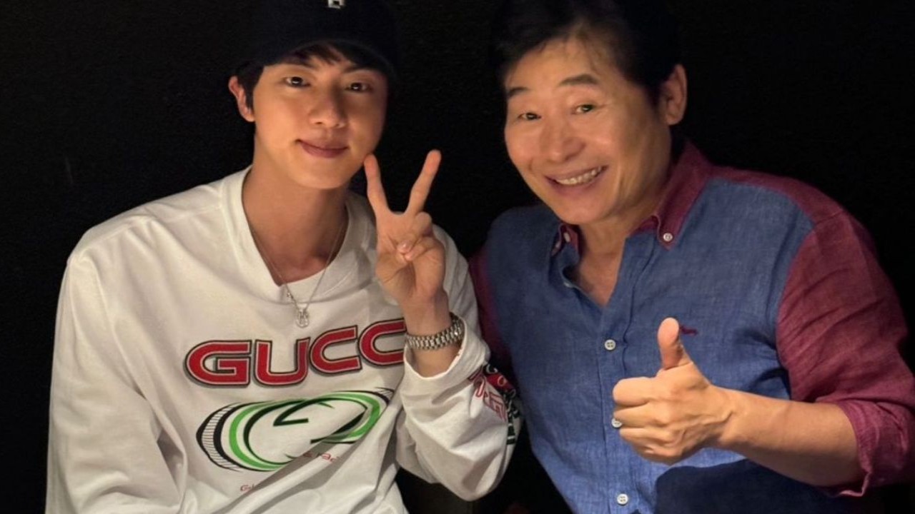 BTS' Jin and Chef Lee Yon Bok; Image: Chef Lee Yon Bok's Instagram