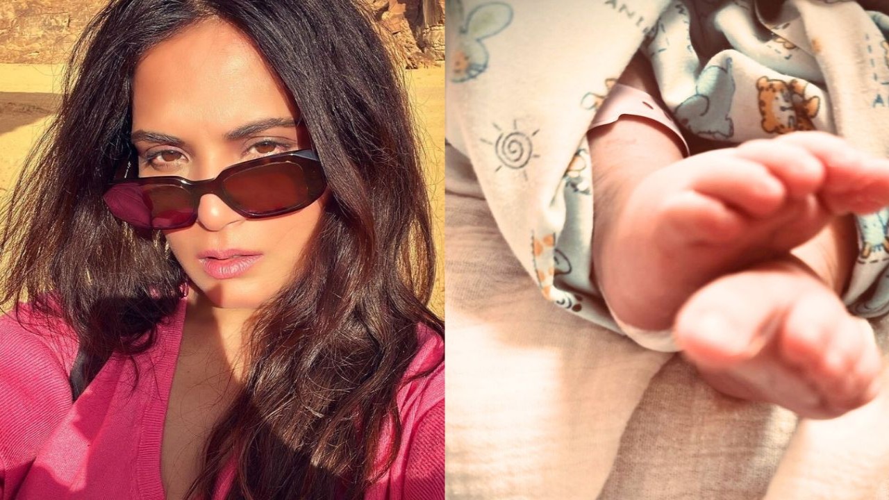 New Mommy Richa Chadha gives fitness goals as she returns to gym 45 days after giving birth; PIC