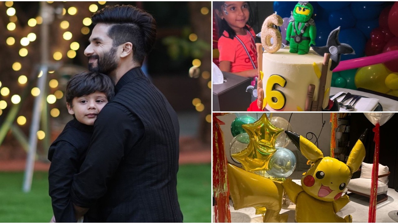 INSIDE Shahid Kapoor and Mira Rajput’s son Zain’s ‘sporty’ themed birthday party ft Pokémon balloons, Ninja cake, more