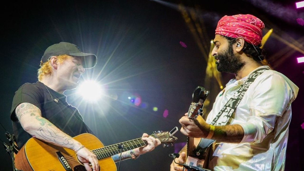 Arijit Singh, Ed Sheeran’s ‘perfect moments’ from London concert collab had fireworks exploding on stage; fans say ‘We can die peacefully’