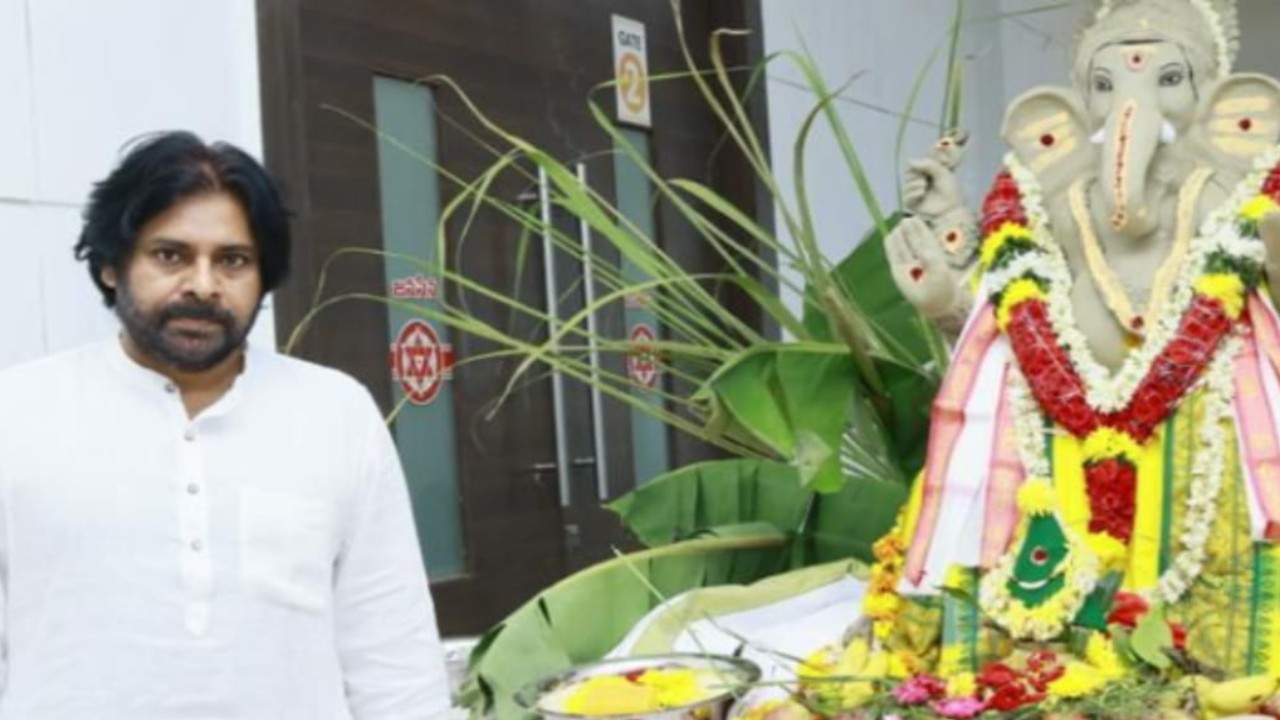 Ganesh Chaturthi 2024: Pawan Kalyan celebrates auspicious day at Party office; does pooja