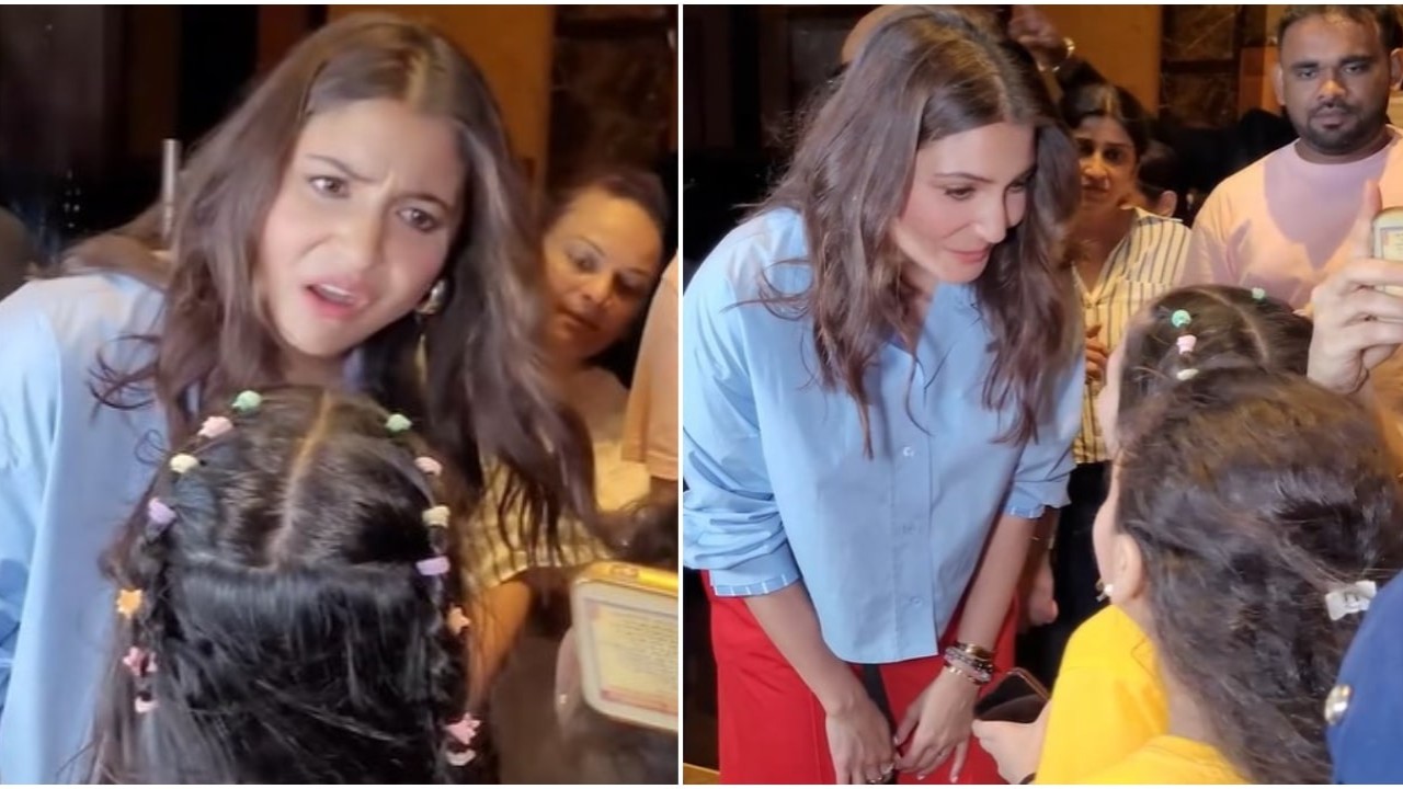 Anushka Sharma makes little fan's day by happily posing with her; netizens can't stop gushing over actress; WATCH