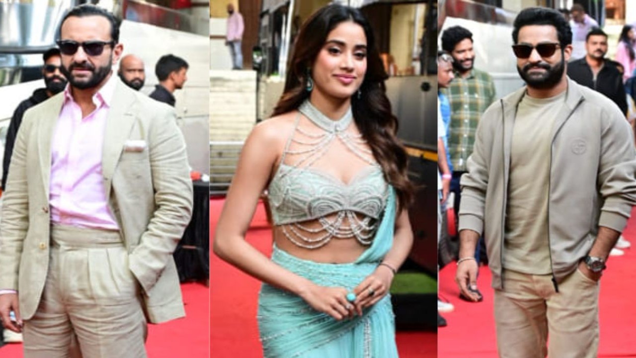 Saif Ali Khan, Janhvi Kapoor, Jr NTR