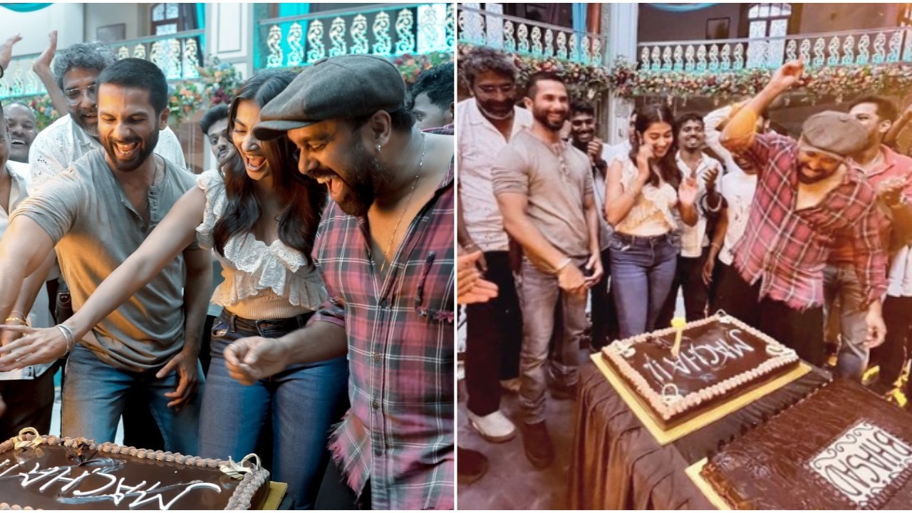 Deva: Shahid Kapoor and Pooja Hegde celebrate song wrap; cut ‘Bhasad Macha’ cakes on set; PICS