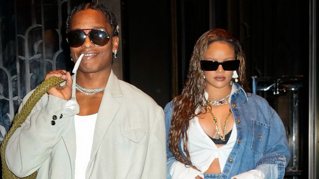 Rihanna and Asap Rocky (Image via Getty Images)