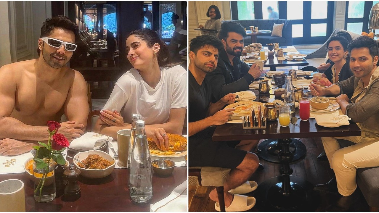 SSKTK: Varun’s ‘breakfast club’ ft. Janhvi, Sanya and others from sets is too much fun