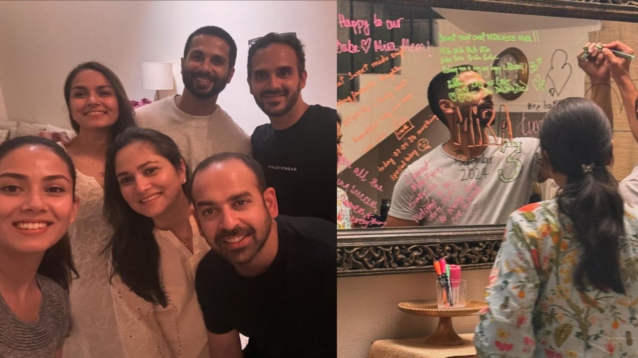 Shahid Kapoor's wife Mira Rajput drops UNSEEN PICS from her birthday celebrations and it's a guarantee of instant happiness