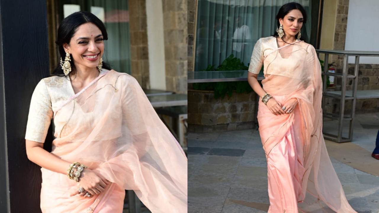 Sobhita Dhulipala saree look 