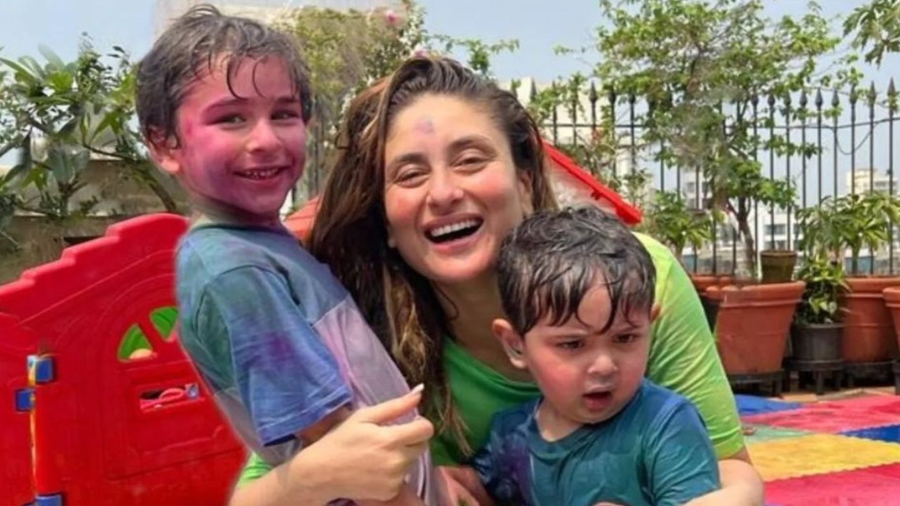 Kareena Kapoor Khan, Jeh and Taimur 