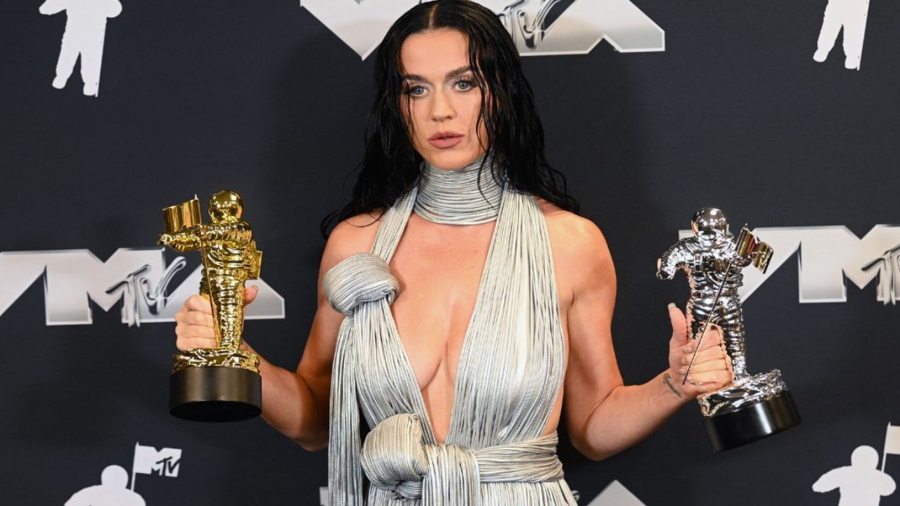 Katy Perry at the MTV VMAs 2024 via Getty Images