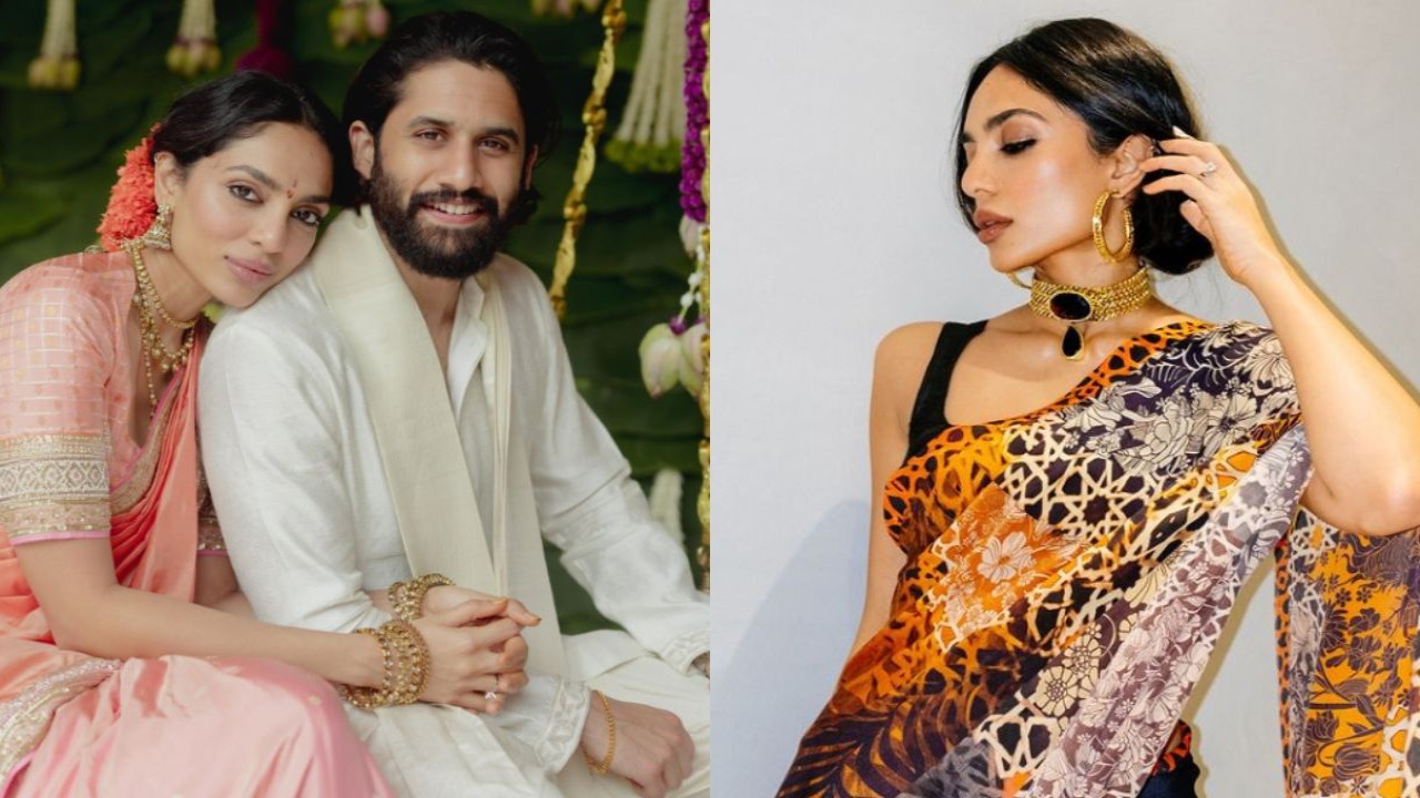 Sobhita flaunts engagement ring in latest look; Naga Chaitanya can't help but REACT to it 