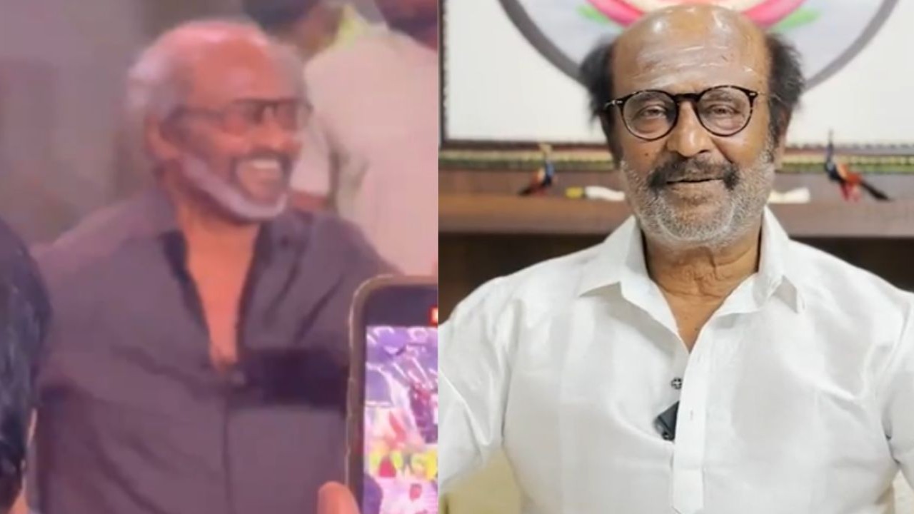 WATCH: Rajinikanth matches his steps to Manasilayo at Vettiyan audio launch event