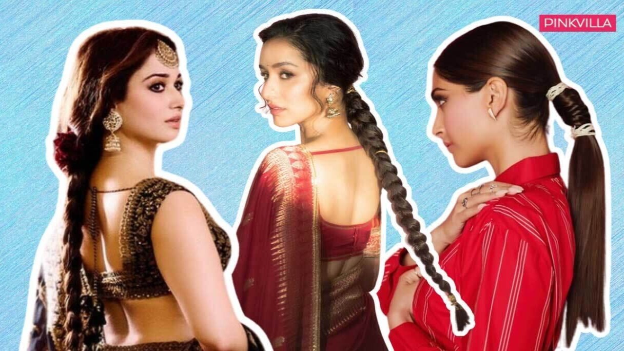 Deepika Padukone, Shraddha Kapoor, Sonam Kapoor, Tamannah Bhatia, Alia Bhatt, Karisma Kapoor, Janhvi Kapoor, braids, hairstyles, fashion