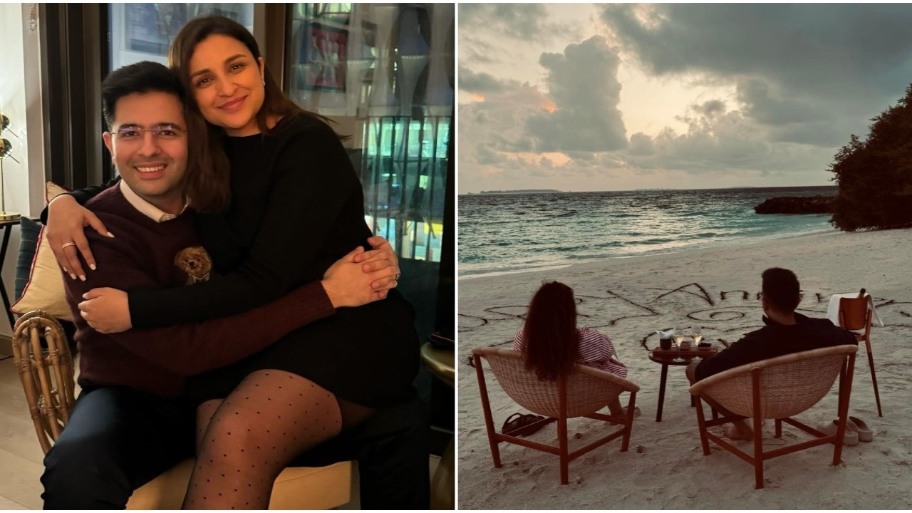 Parineeti Chopra and Raghav Chadha celebrate first wedding anniversary on beach getaway: actress asks, ‘Why didn’t we meet sooner?’