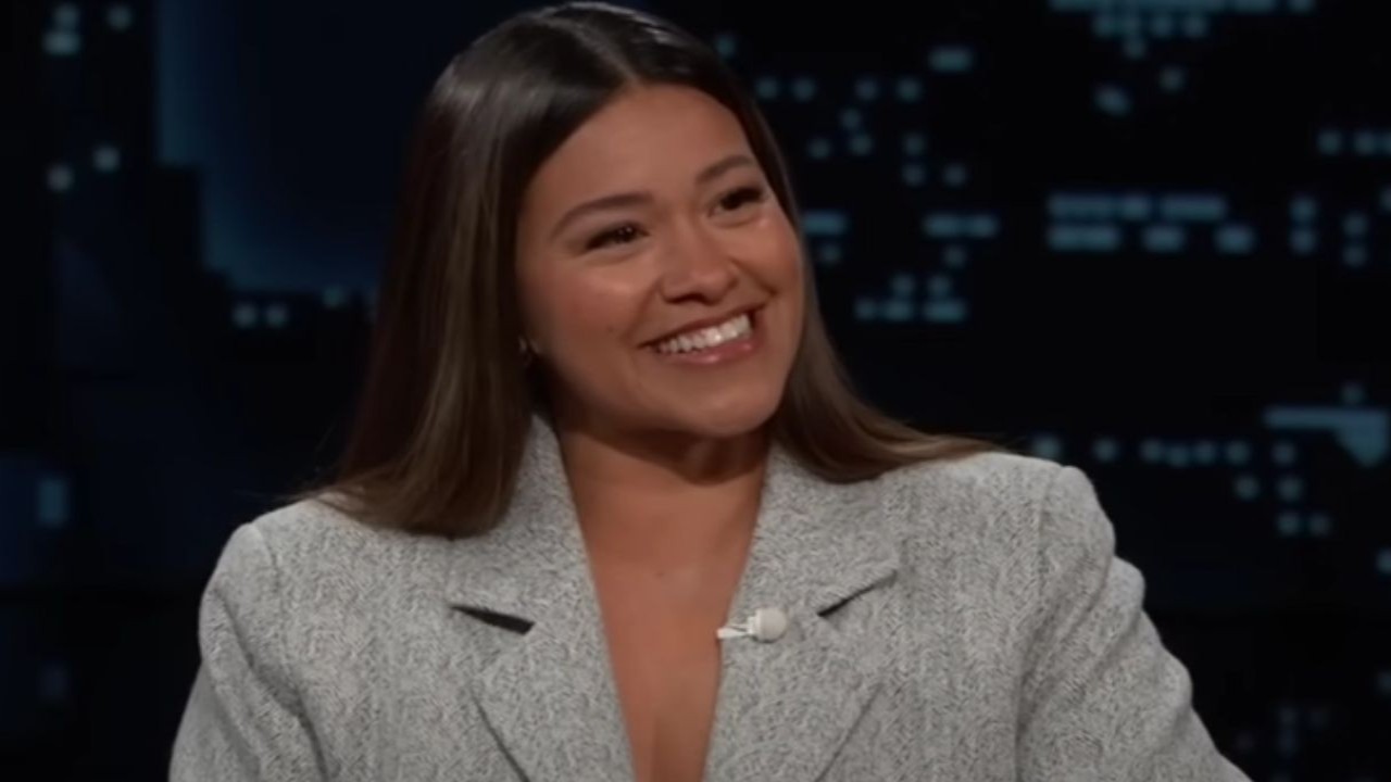 Gina Rodriguez (Image via YouTube/Jimmy Kimmel Live)