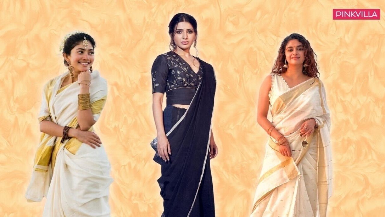 7 stylish Onam outfits for minimalistic fashion queens in 2024 (PC: Sai Pallavi, Samantha Ruth Prabhu and Keerthi Suresh Instagram)