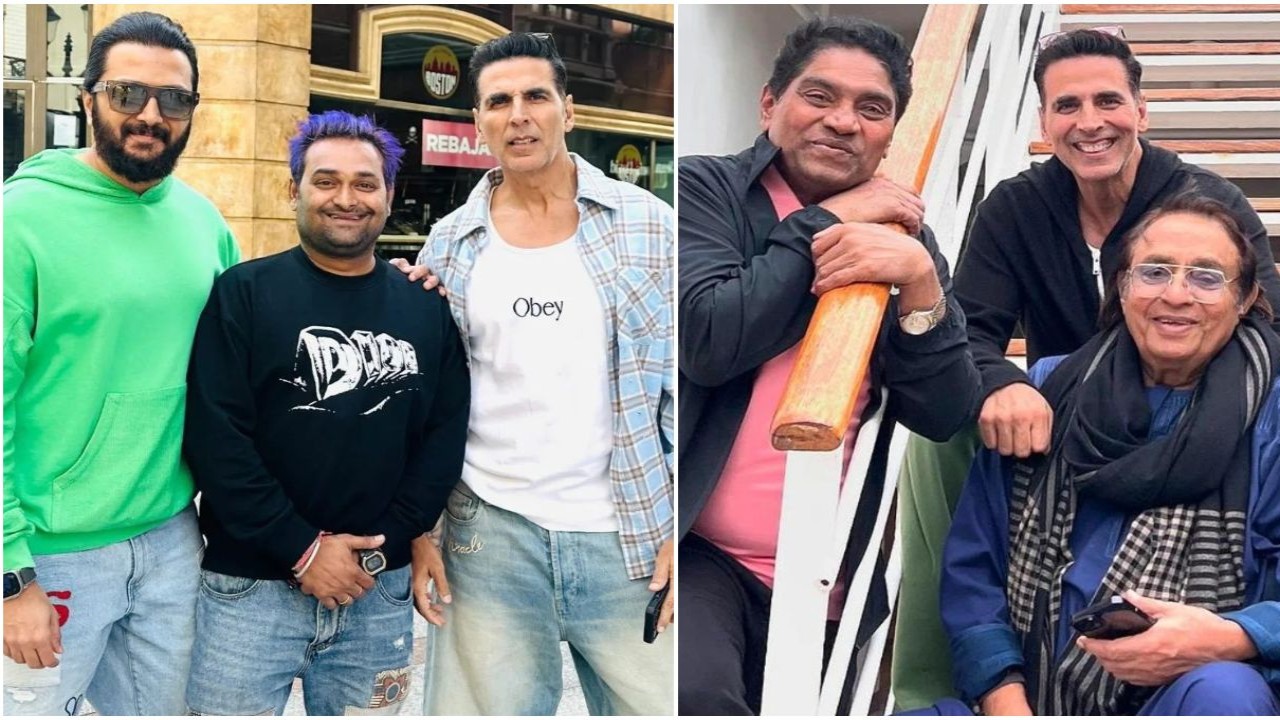 Housefull 5: Akshay Kumar’s BTS PICS with Riteish Deshmukh, Johny Lever and Ranjeet go viral on the internet; fan says ‘Ab ayega maja’