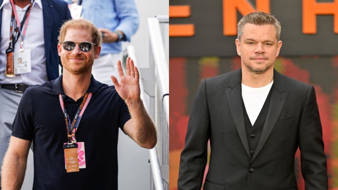 Prince Harry And Matt Damon (CC: Getty Images)