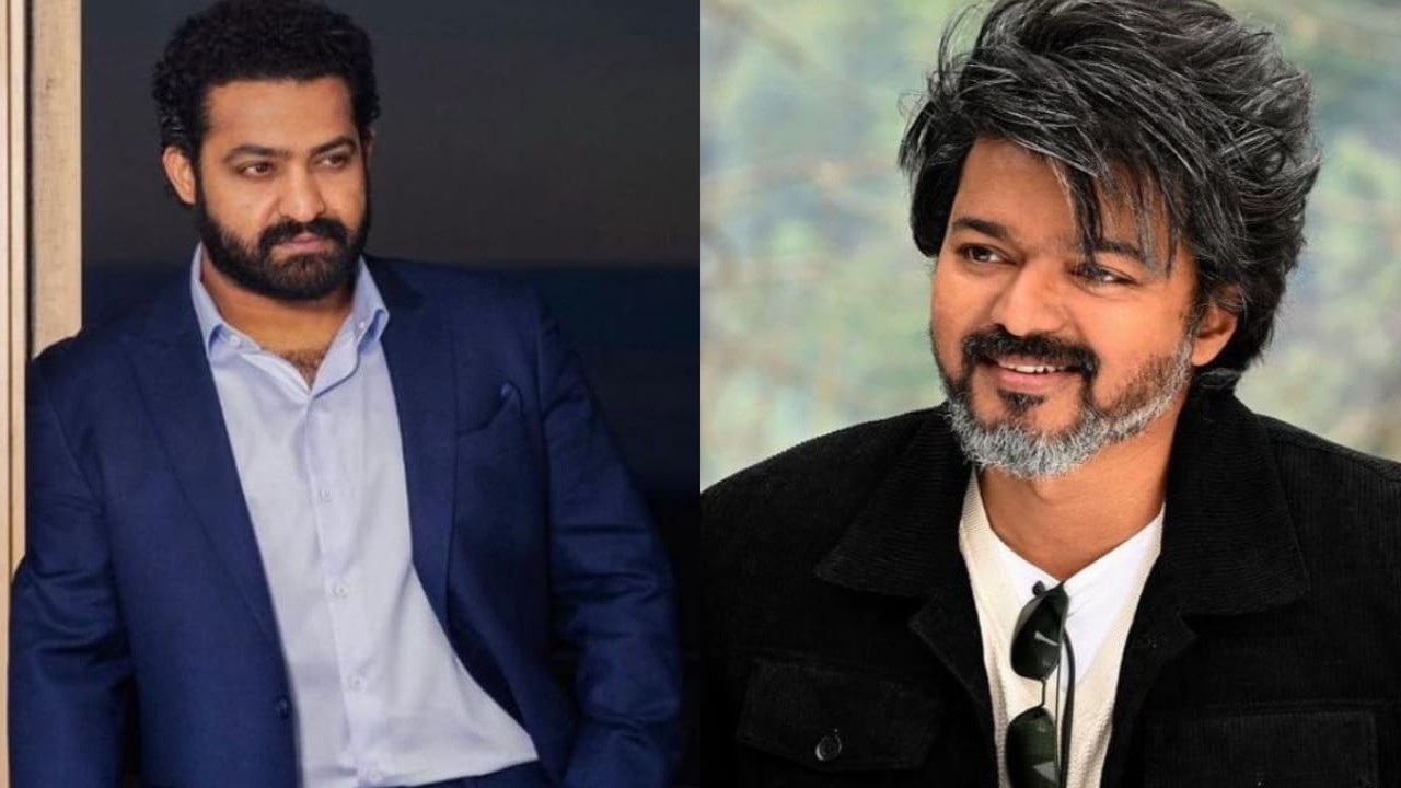 'When he dances...':Jr NTR comments on Thalapathy Vijay’s dancing during Devara promotions