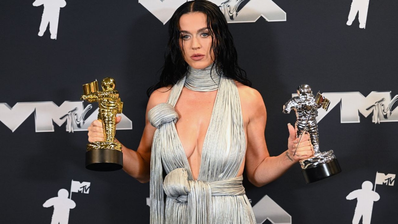 Katy Perry at the MTV VMAs 2024 via Getty Images