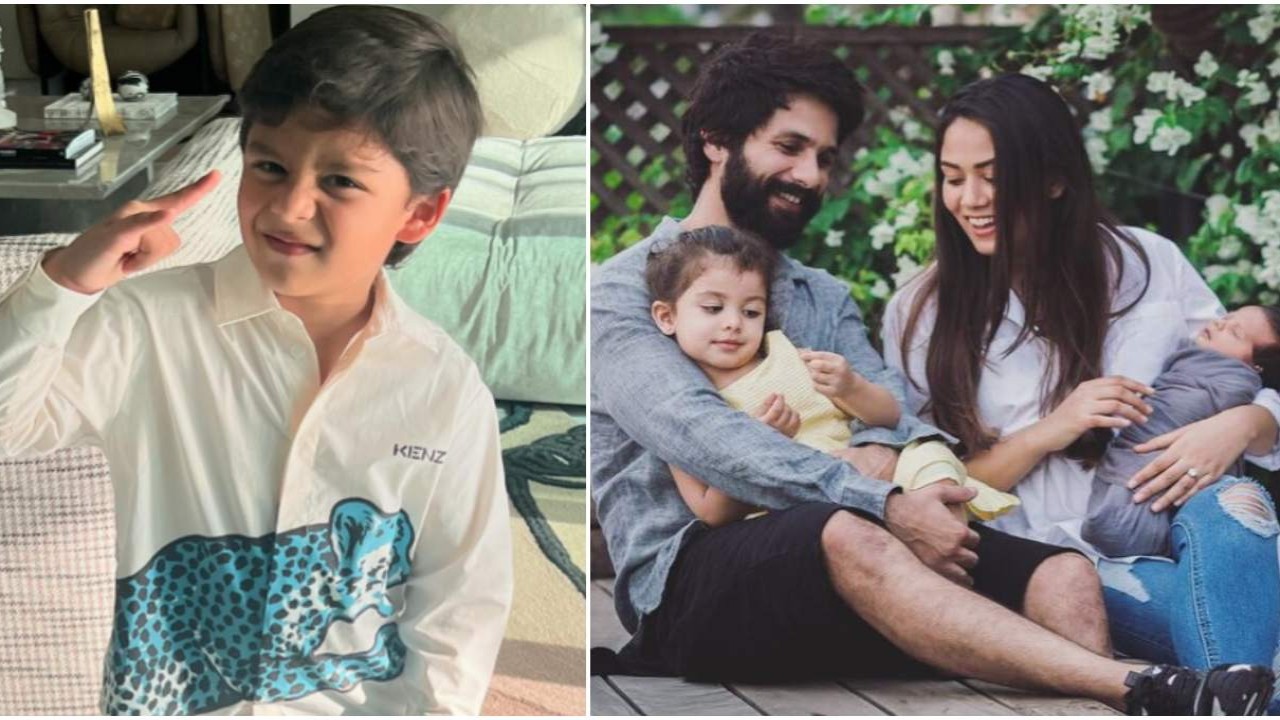 Shahid Kapoor and Mira Rajput's son Zain turned a year older