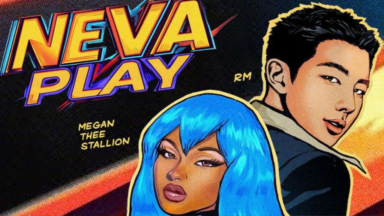 RM and Megan Thee Stallion's Neva Play poster: Megan Thee Stallion's Instagram 