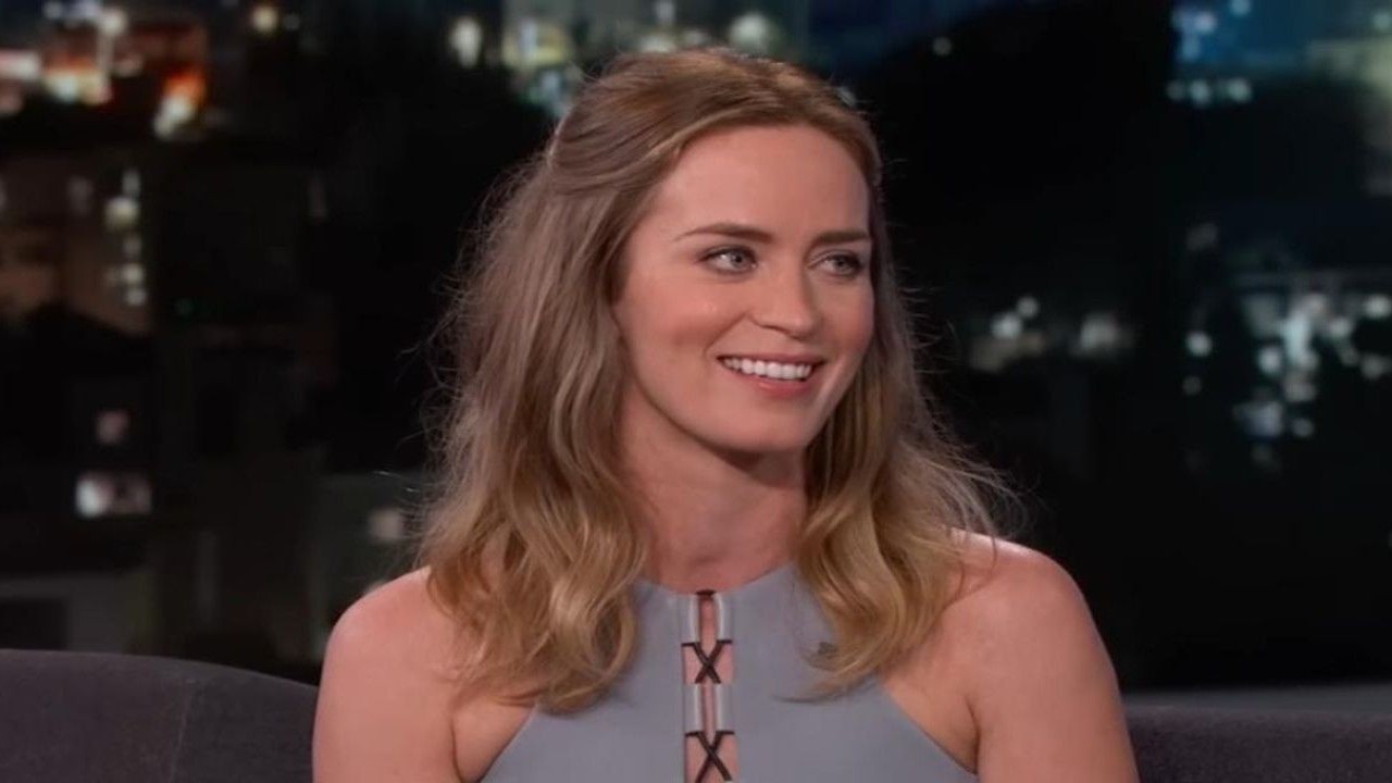 Emily Blunt (CC: Jimmy Kimmel Live!/ YouTube)