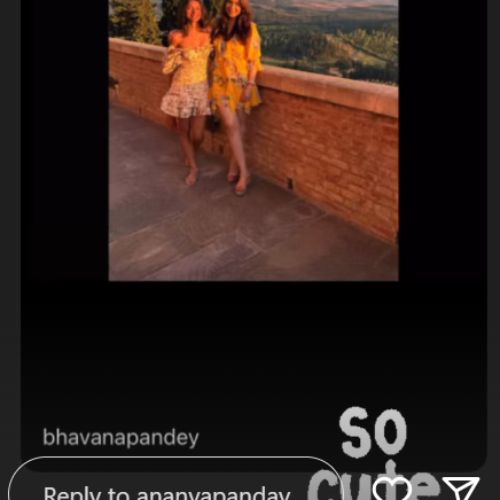 Ananya Panday has the cutest reaction as mom Bhavana Pandey misses her during trip with younger daughter Rysa