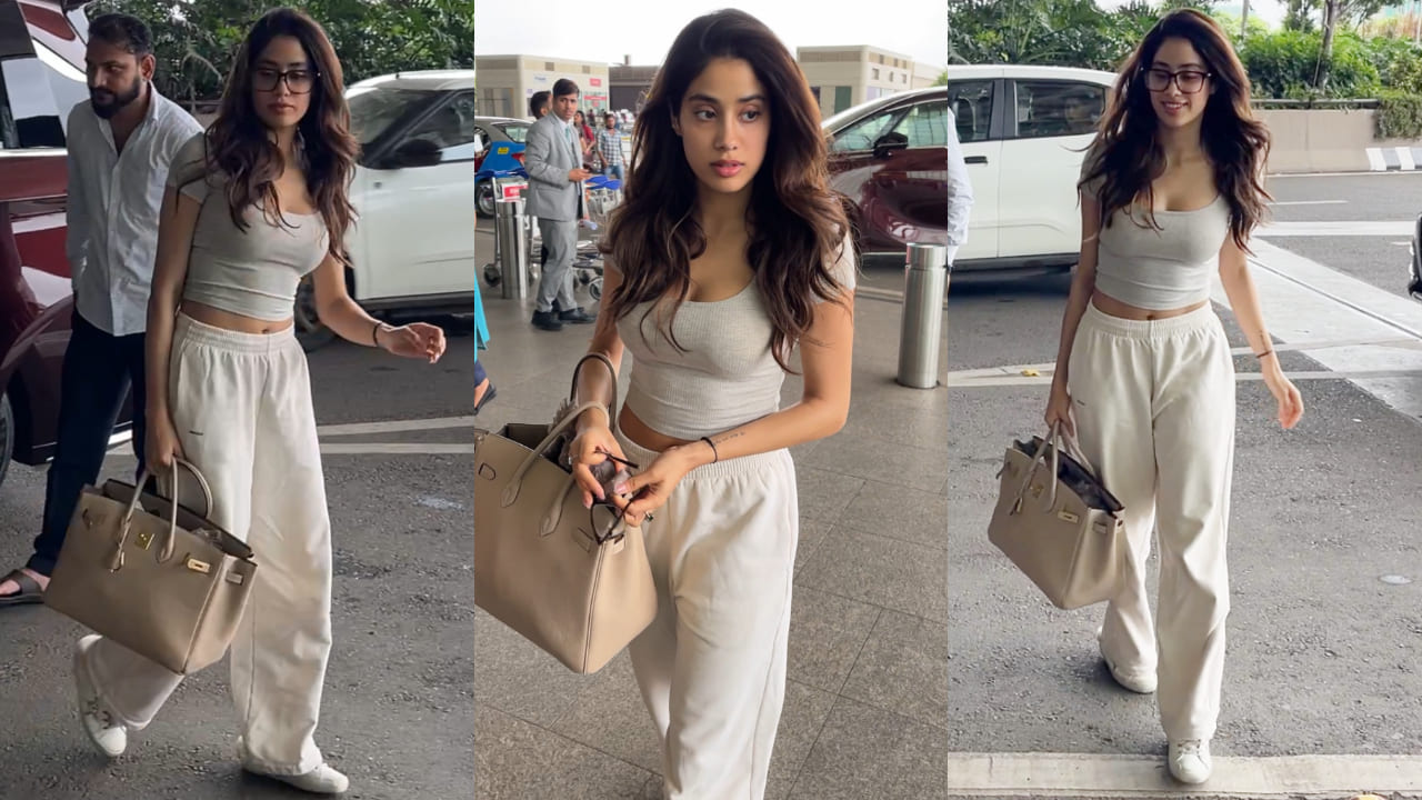 Janhvi Kapoor at the airport 