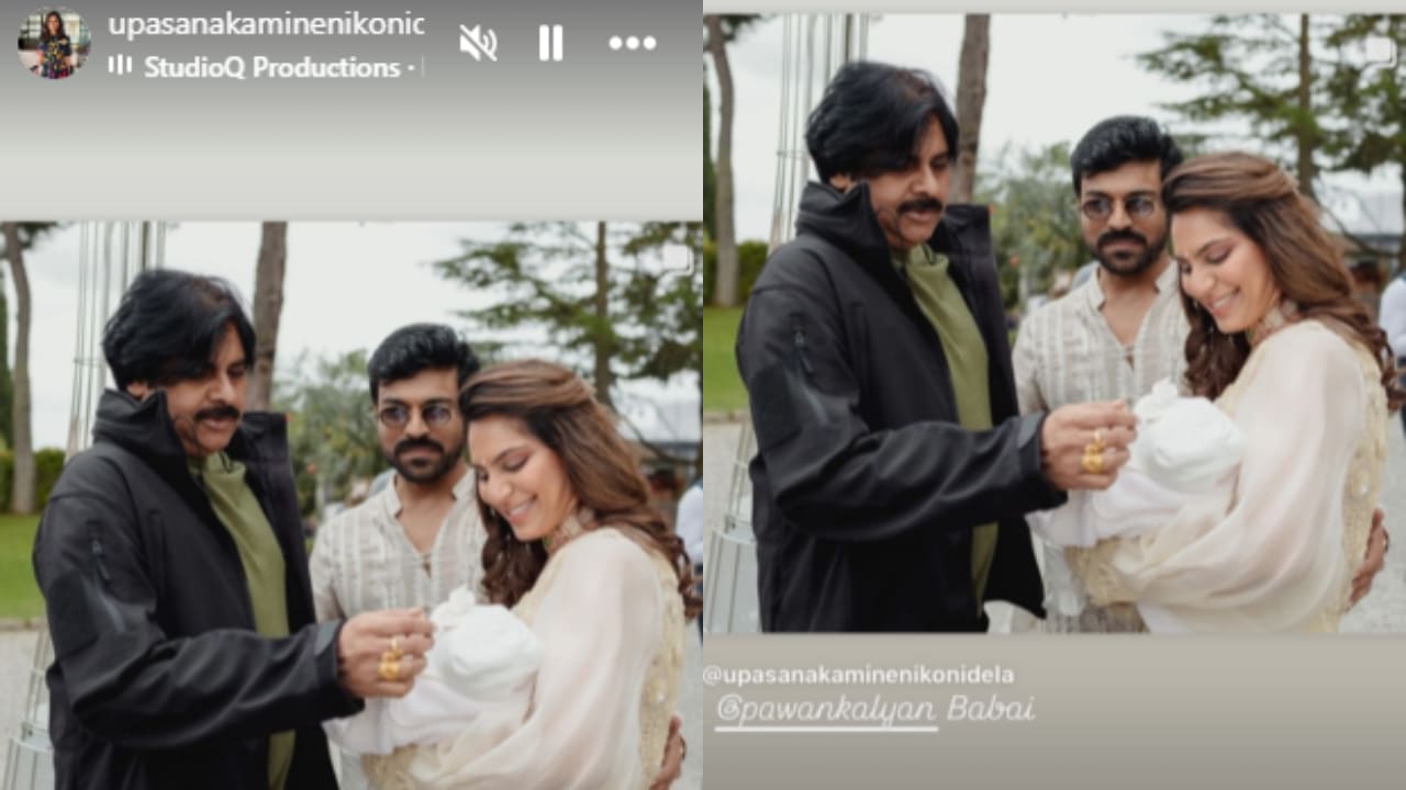 Pawan Kalyan looks smitten by Ram Charan's daughter Klin Kaara; Upasana shares throwback pic from Varun Tej's Italy wedding