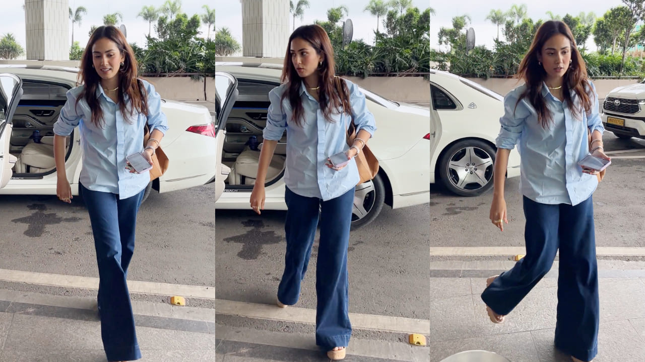 Mira Kapoor spotted at the airport 