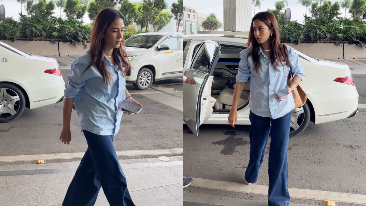 Mira Kapoor spotted at the airport 